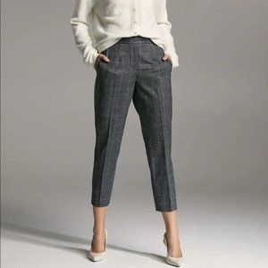 Aritzia Babaton Conan Check Wool Cashmere Blend Pants Size 8